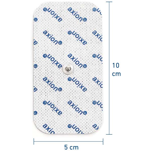 Elektroden 10x5 cm - 4 Stück - passend zu Beurer, Sanitas - 3,5mm Druckknopf - Image 2