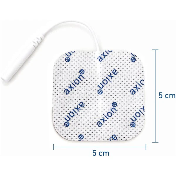 Elektroden 5x5 cm - 8 Stück - passend zu axion, Prorelax, Promed, Auvon - 2mm Steckanschluss - Image 3