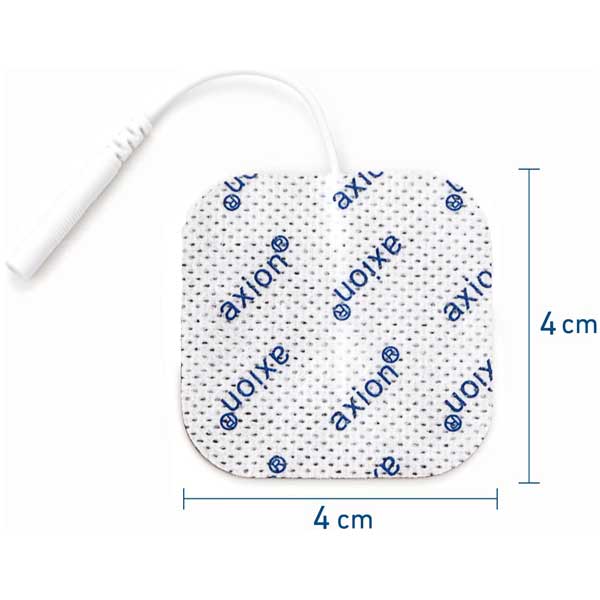 Elektroden, 4x4 cm - 16 Stück - passend zu axion, Prorelax, Promed, Auvon - 2mm Steckanschluss - Image 4