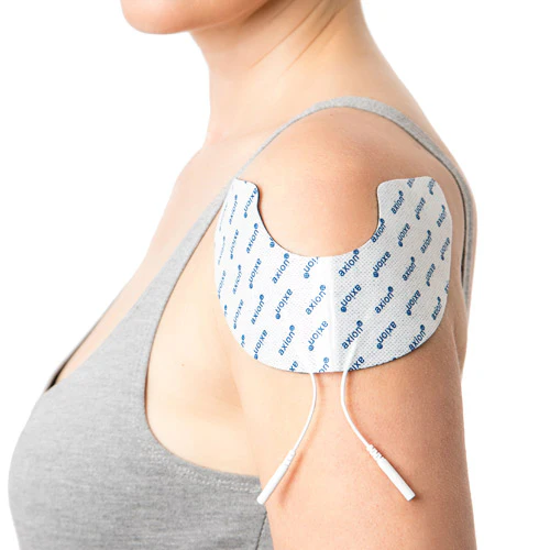 Elektrodenset (oberer Rücken) - 5 Stück - passend zu axion, Prorelax, Promed - 2mm Steckanschluss - Image 4