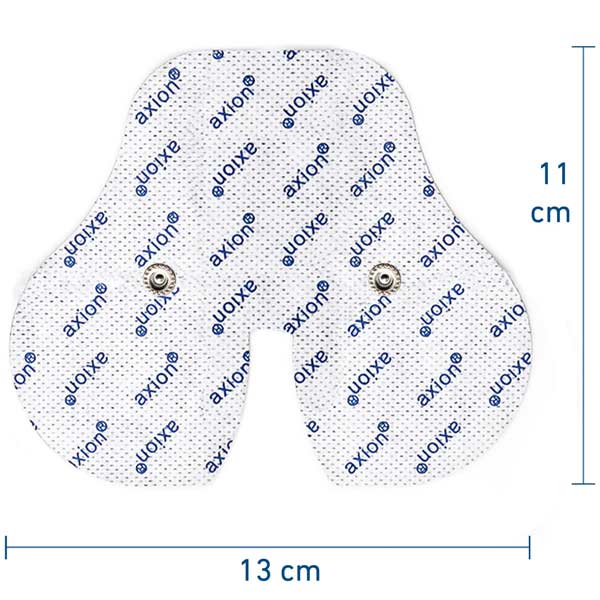 Nacken-Elektrode 11x13 cm - passend zu Beurer, Sanitas - 3,5mm Druckknopf - 1 Stück - Image 3