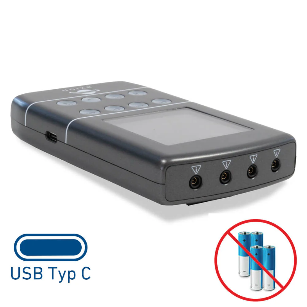 TENS Gerät 4-Kanal STIM-PRO X9B Kombi-Set – inkl. Rückenelektroden & Kontaktspray - Image 3